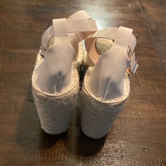 CCOCCI Cream Espadrille Jade Shoes with Ankle Strap - Picture 7 of 8
